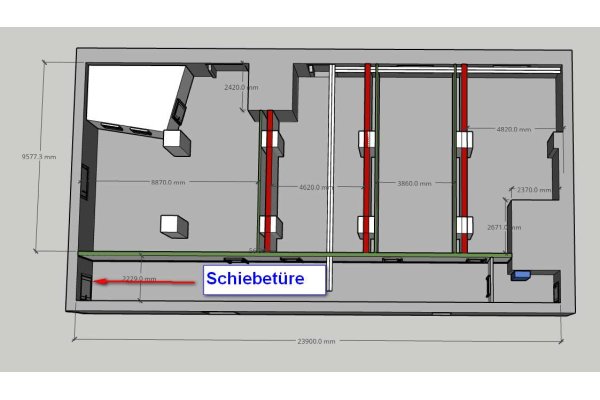 Türen und Fenster — Positionierung im Grundriss